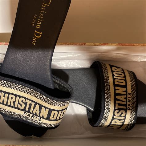 dior slieds|christian Dior slides for sale.